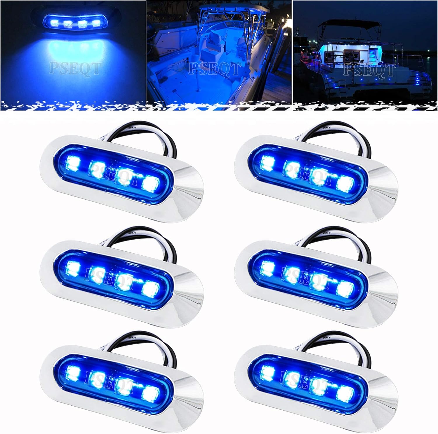 Fishing Boat Navigation Light - Lampu LED Kapal Tahan Air 3.8,