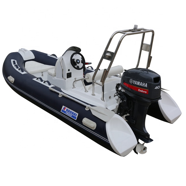 Fishing Boat Fiberglass - Perahu Karet Hypalon Model Ganda 13ft