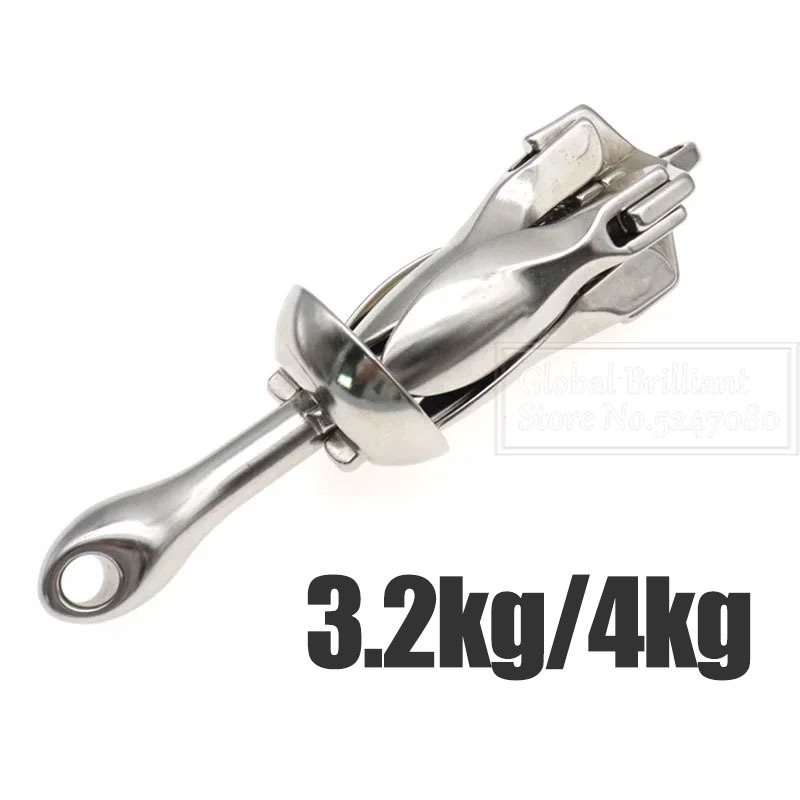 Fishing Boat Anchor - Jangkar logam besi Stainless Steel, perahu