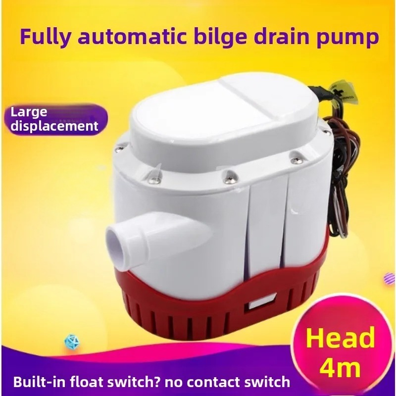 Pompa Bilge Otomatis Baru 12V  - Fishing Boat Bilge Pump ulasan dan harga